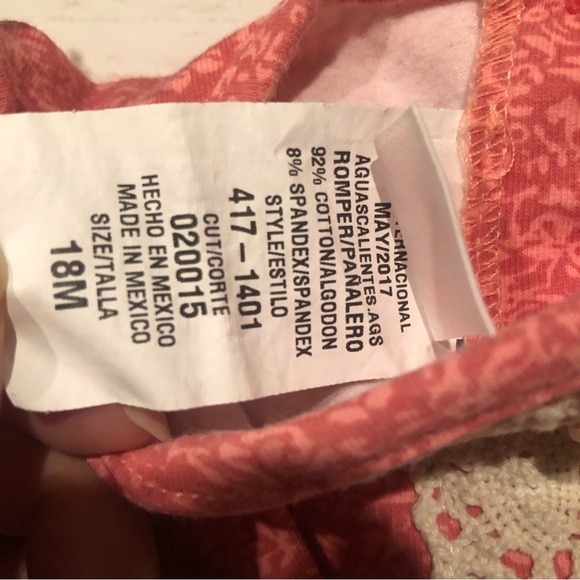 Peaches n cream floral romper - Picture 7 of 8